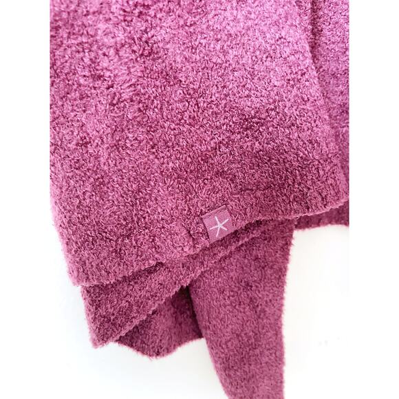 BAREFOOT DREAMS Cozychic Lite Island Wrap Cardigan in Burgundy Size XXS/XS - Picture 8 of 10